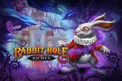 Rabbit Hole Riches Online Slot Logo