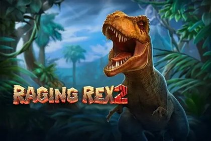 Raging Rex 2 Online Slot Logo
