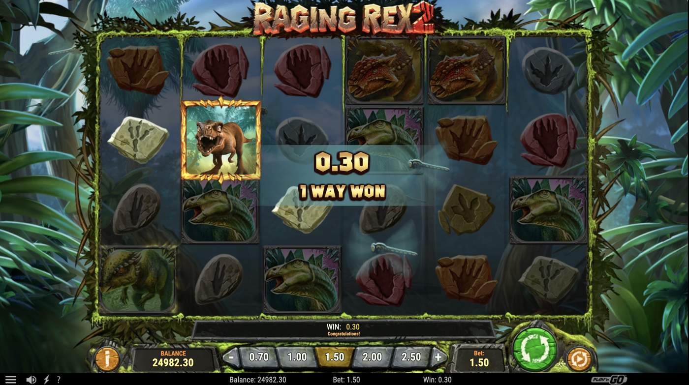 Raging Rex 2: image of winning