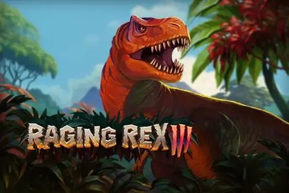 Raging Rex 3 Online Slot Logo