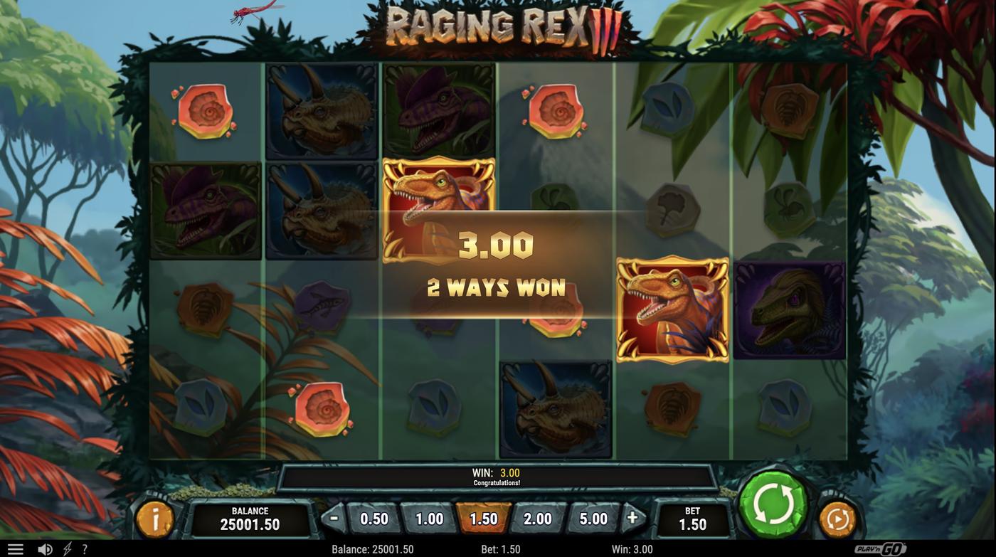 Raging Rex 3: image of winning