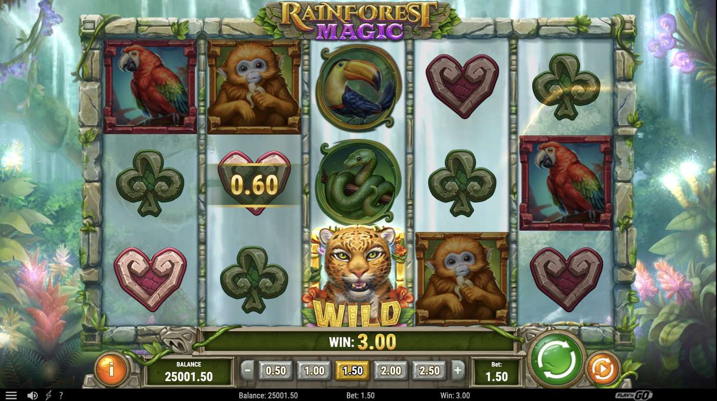 Rainforest Magic: image of winning