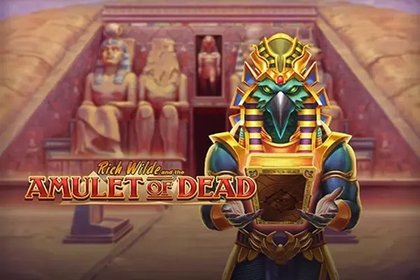 Rich Wilde and the Amulet of Dead Online Slot Logo