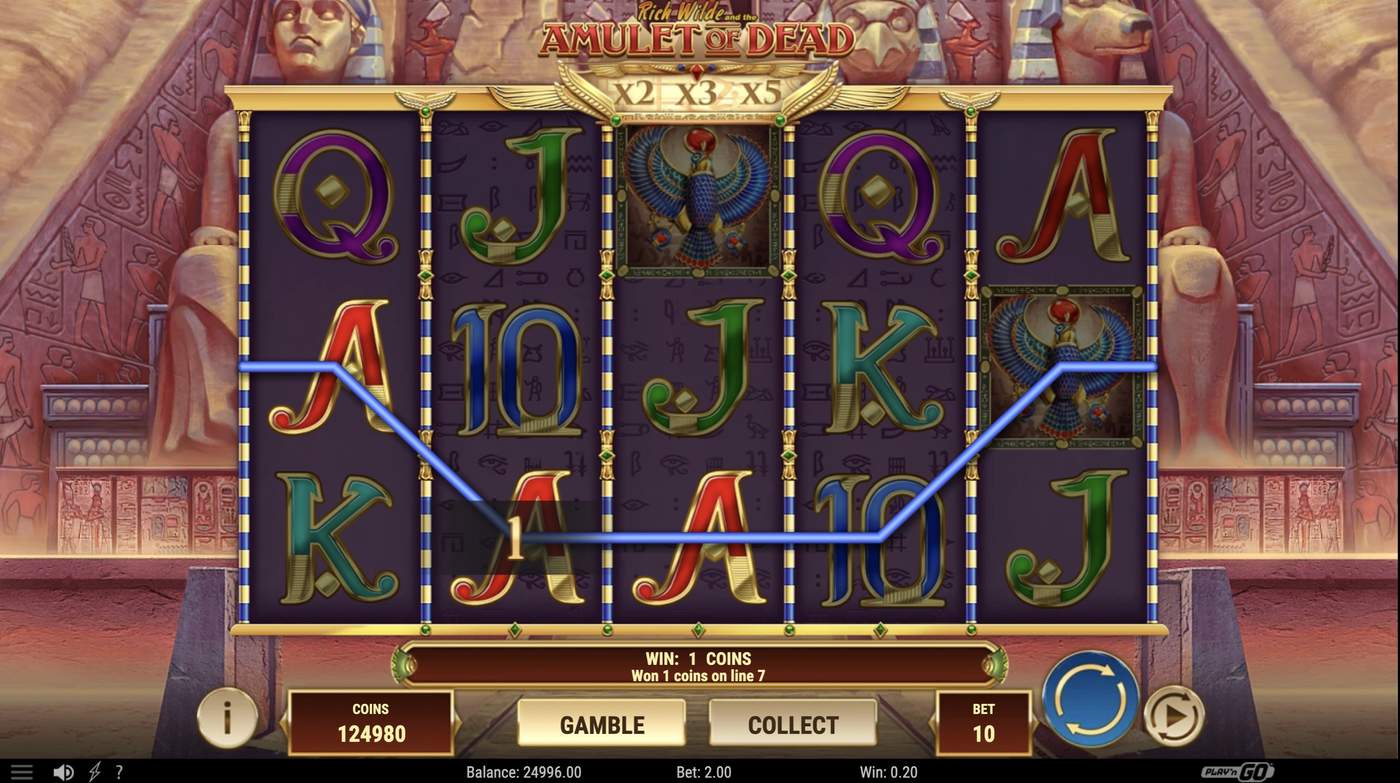 Rich Wilde and the Amulet of Dead: image of winning