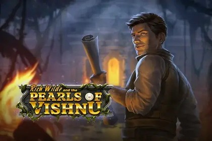 Rich Wilde and the Pearls of Vishnu Online Slot Logo