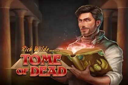 Rich Wilde and the Tome of Dead Online Slot Logo