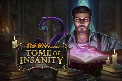 Rich Wilde and the Tome of Insanity Online Slot Logo