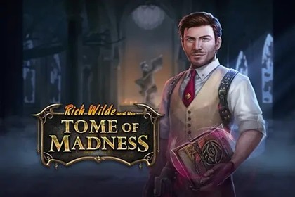 Rich Wilde and the Tome of Madness Online Slot Logo