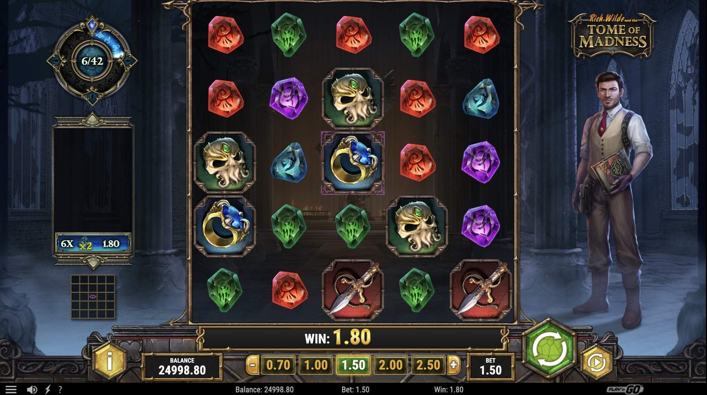 Rich Wilde and the Tome of Madness: image of winning
