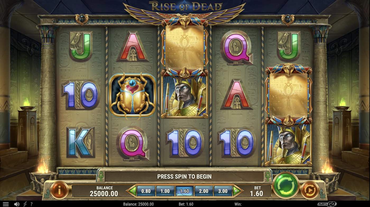 Rise of Dead: image of main menu