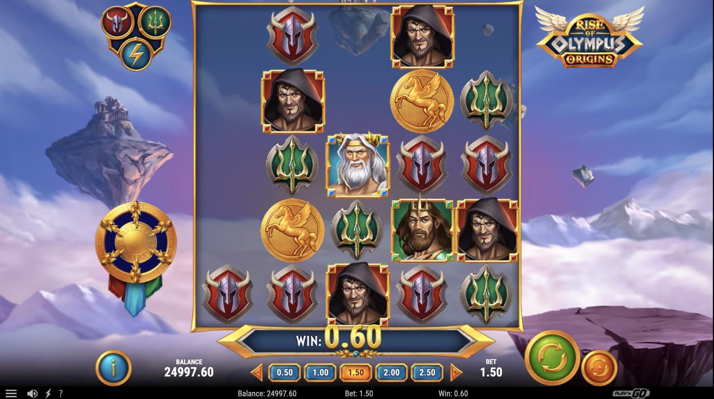Rise of Olympus Origins: image of winning