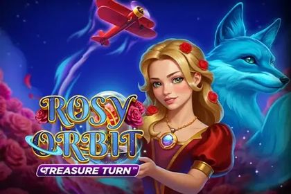 Rosy Orbit Treasure Turn Online Slot Logo