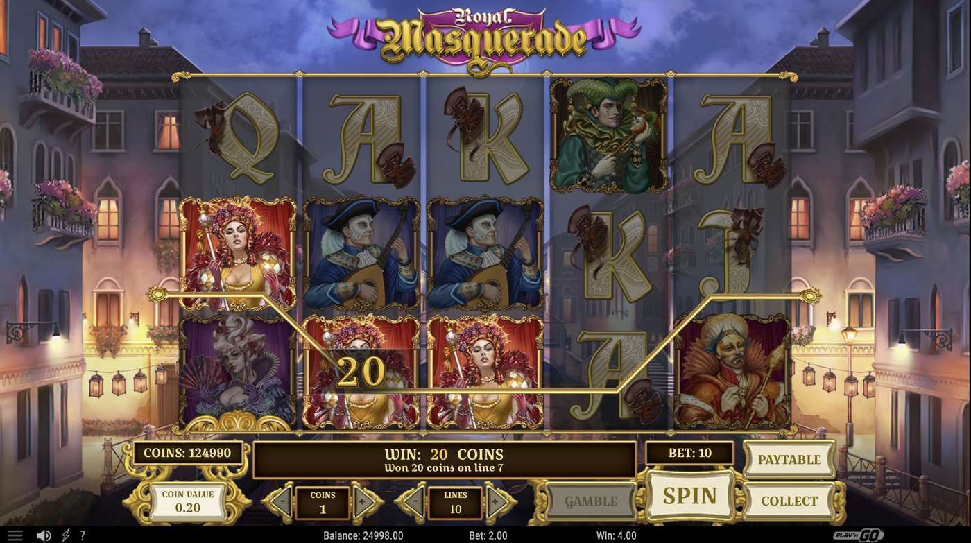 Royal Masquerade: image of winning