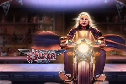 Saxon Online Slot Logo
