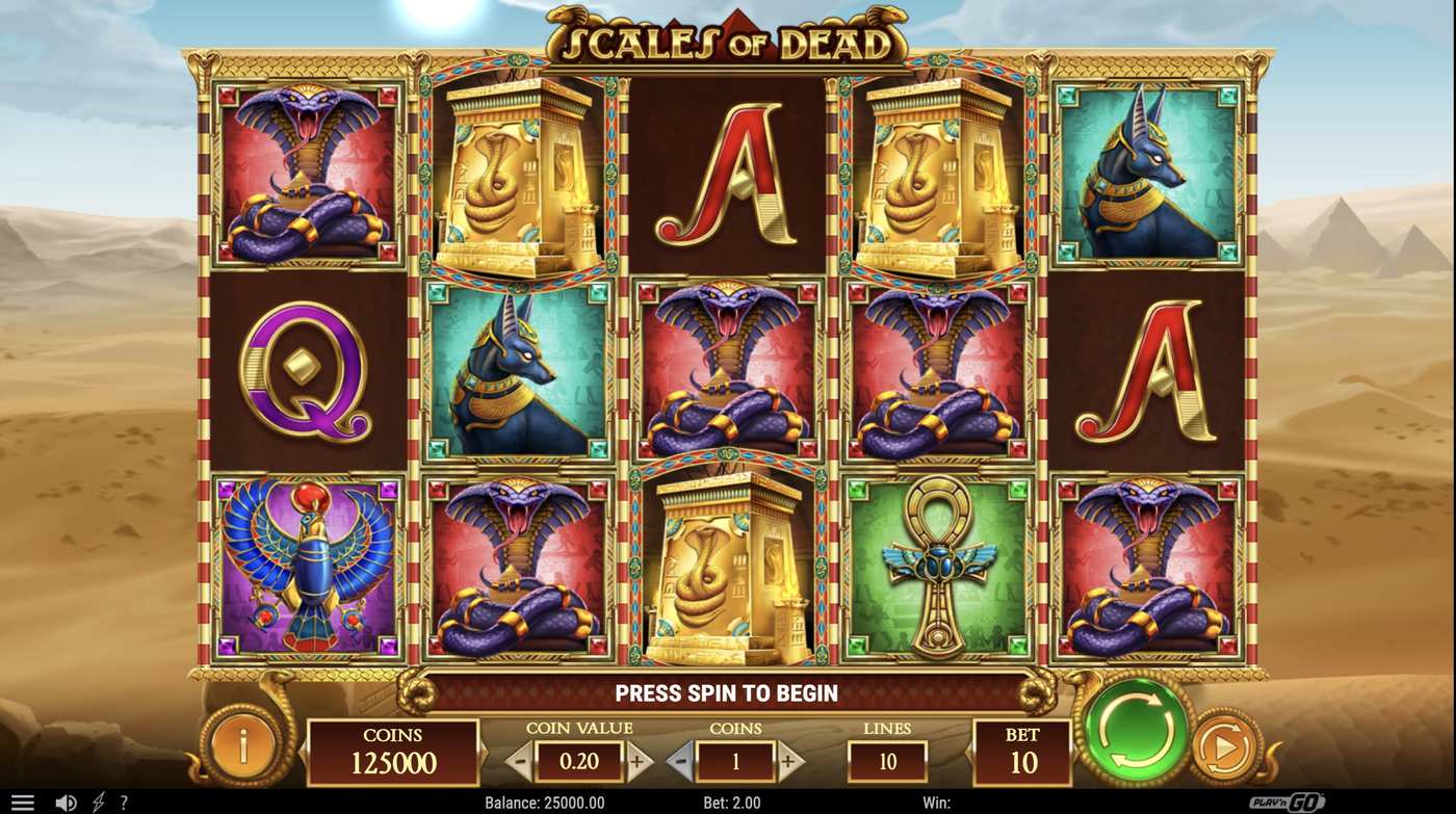 Scales of Dead: image of main menu