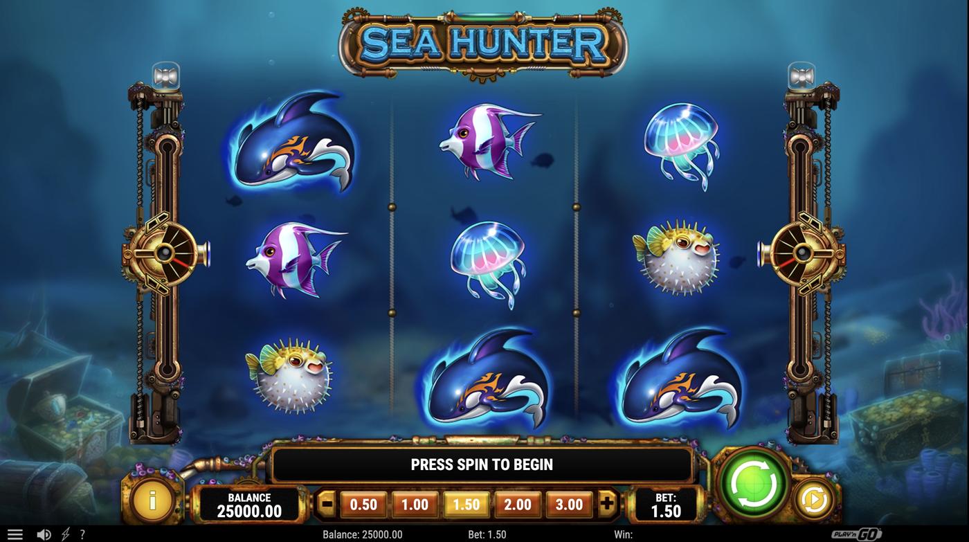 Sea Hunter: image of main menu