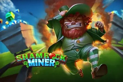 Shamrock Miner Online Slot Logo