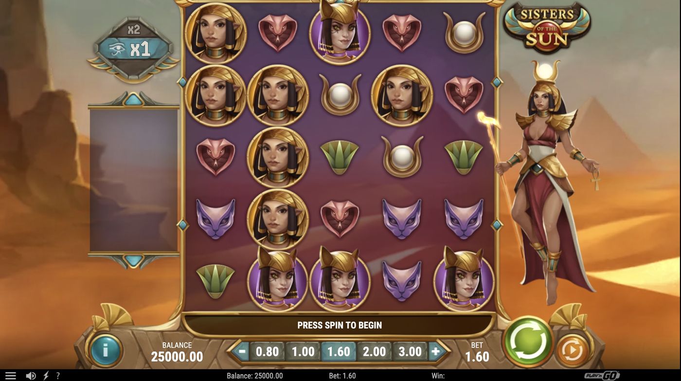 Sisters of the Sun: image of main menu