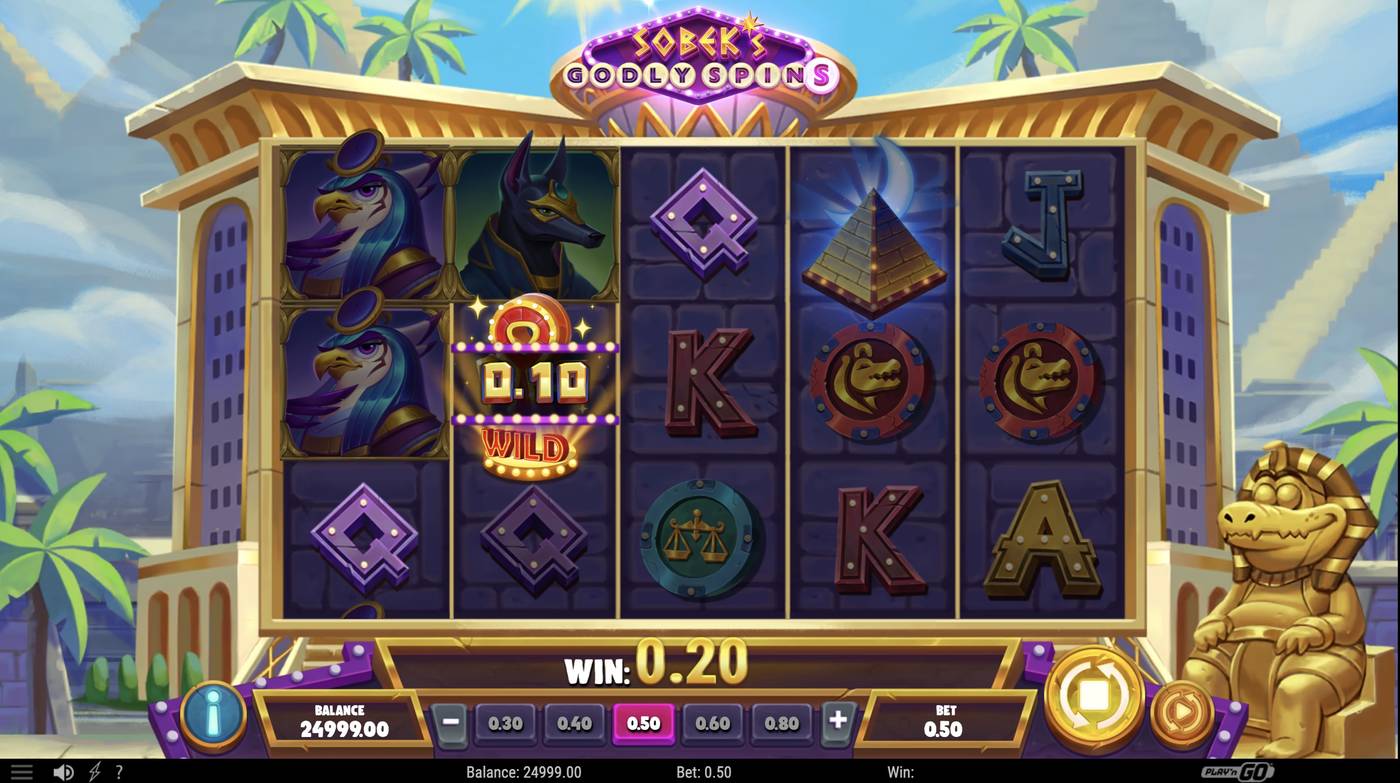 Sobek's Godly Spins: image of winning