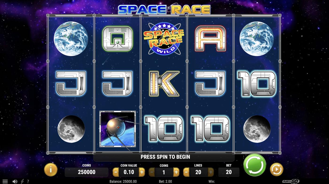 Space Race: image of main menu