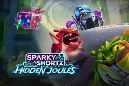 Sparky & Shortz Hidden Joules Online Slot Logo