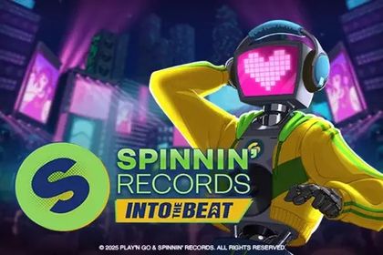 Spinnin' Records Into the Beat Online Slot Logo