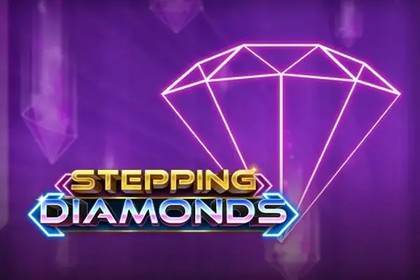 Stepping Diamonds Online Slot Logo