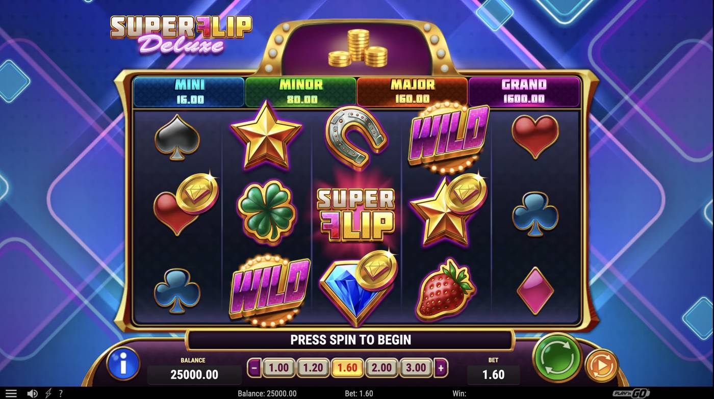 Super Flip Deluxe: image of main menu