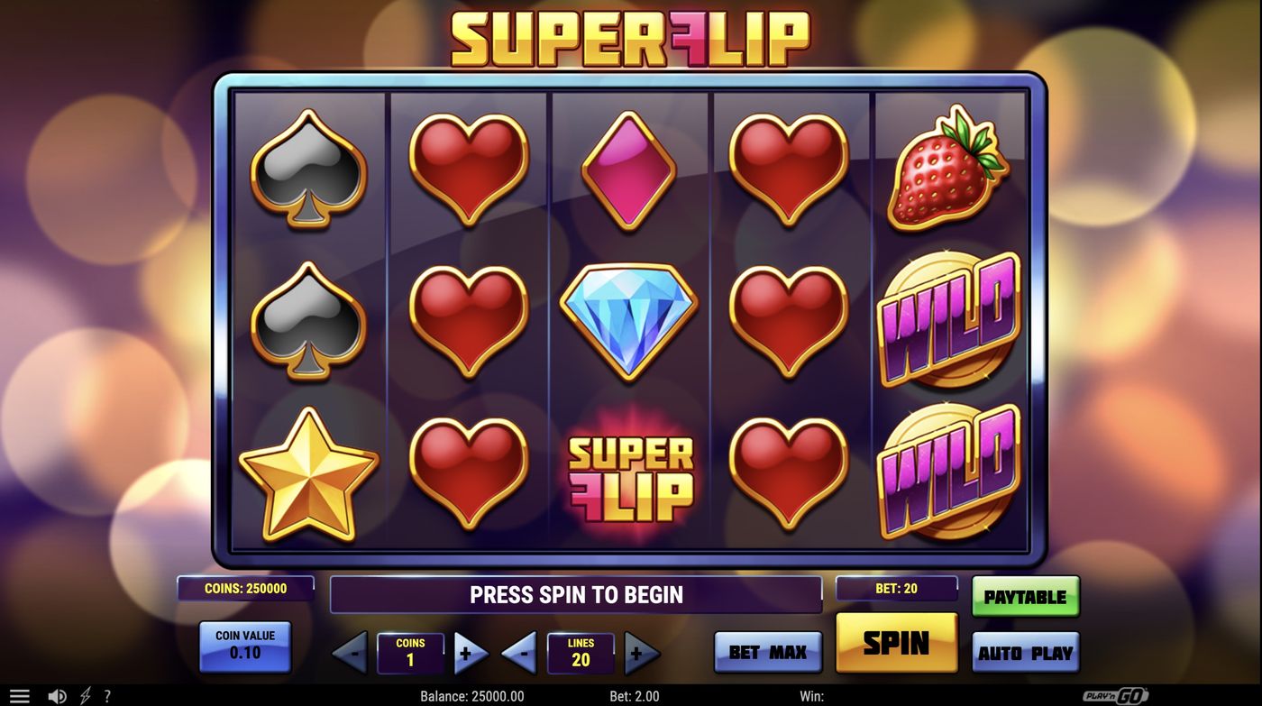 Super Flip: image of main menu