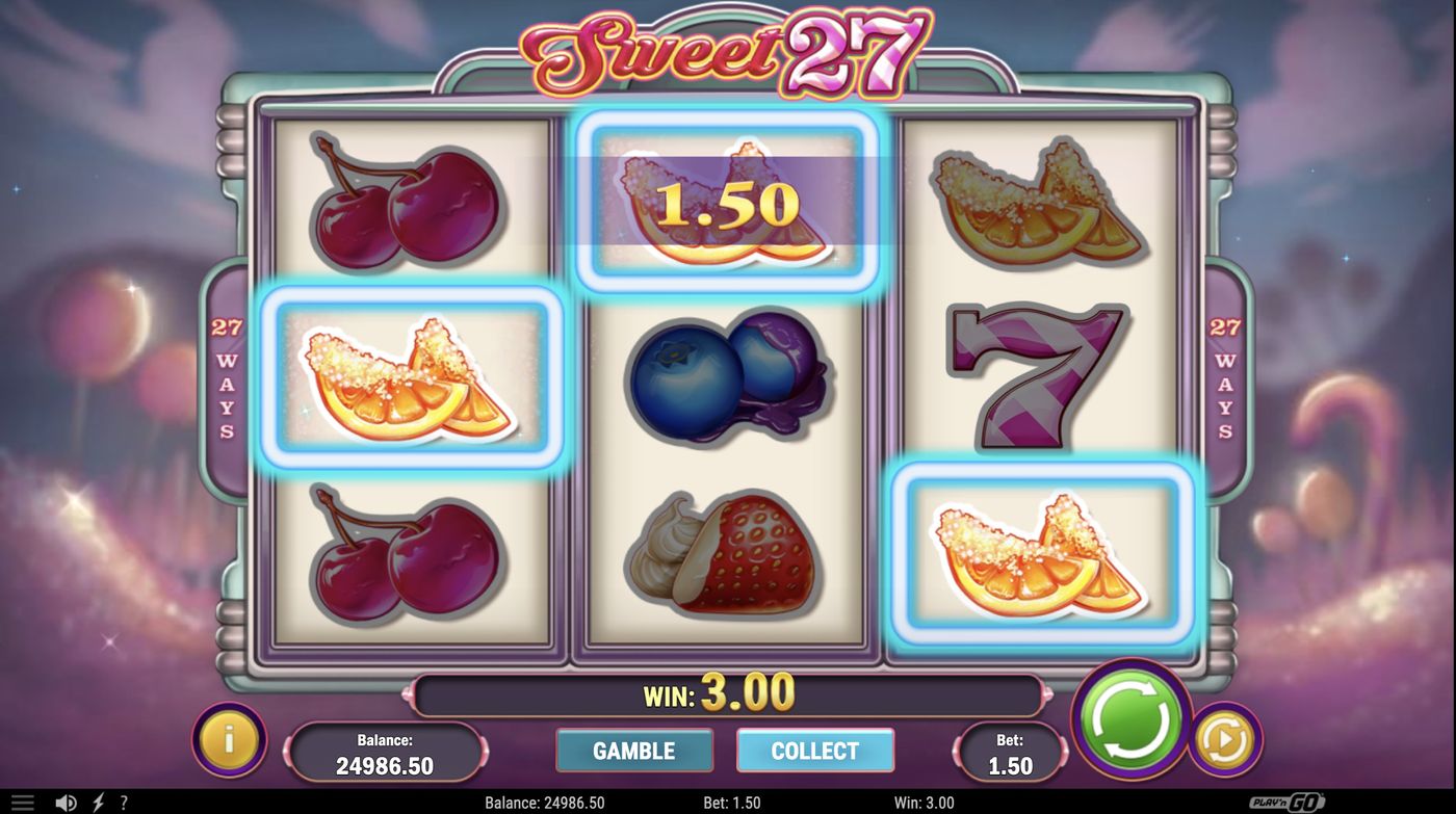 Sweet 27: image of winning