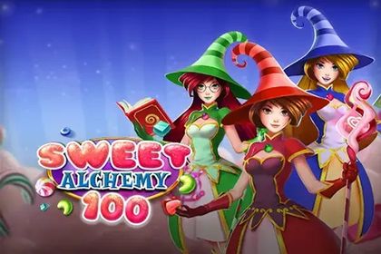Sweet Alchemy 100 Online Slot Logo