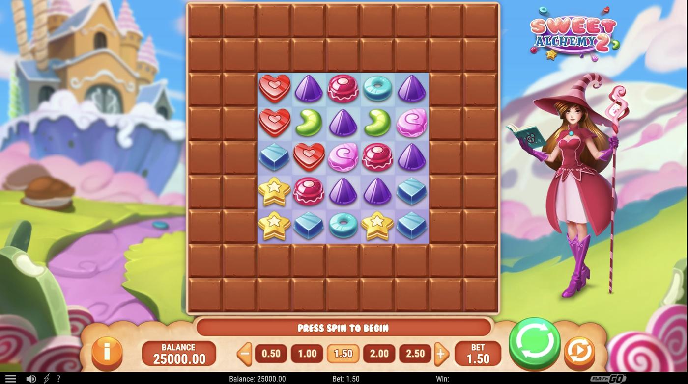 Sweet Alchemy 2: image of main menu