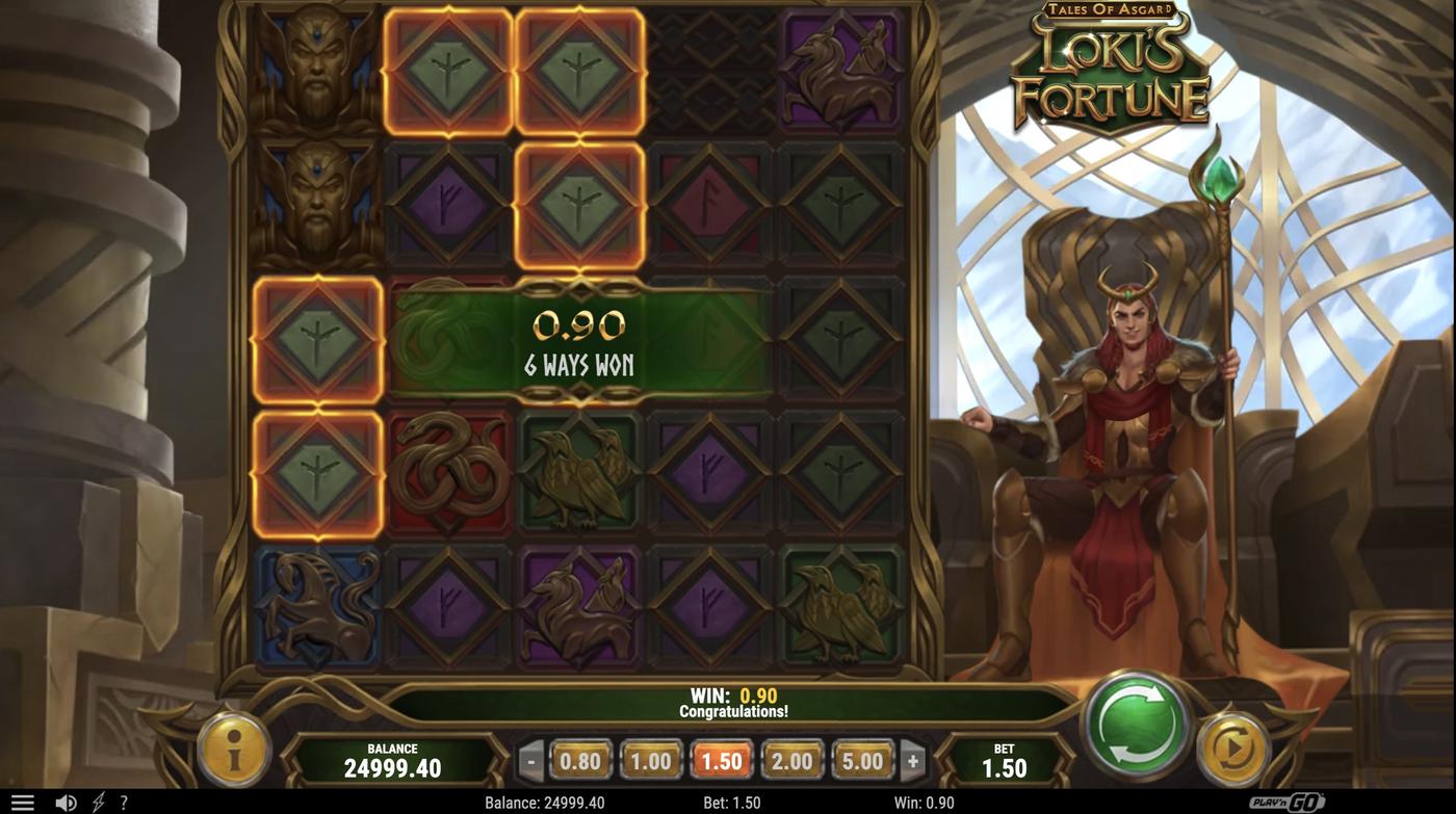 Tales of Asgard: Loki's Fortune: image of winning