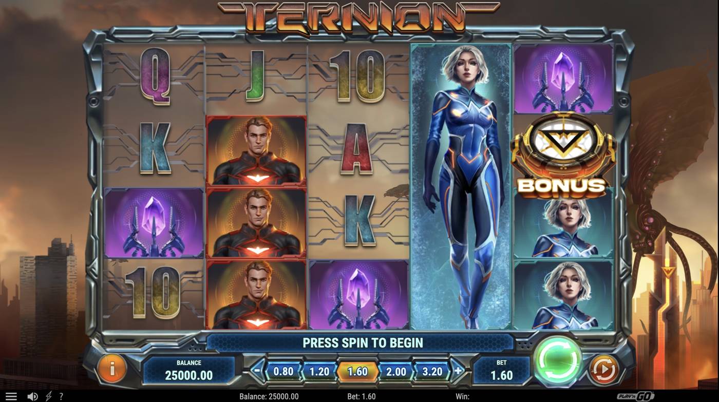 Ternion: image of main menu