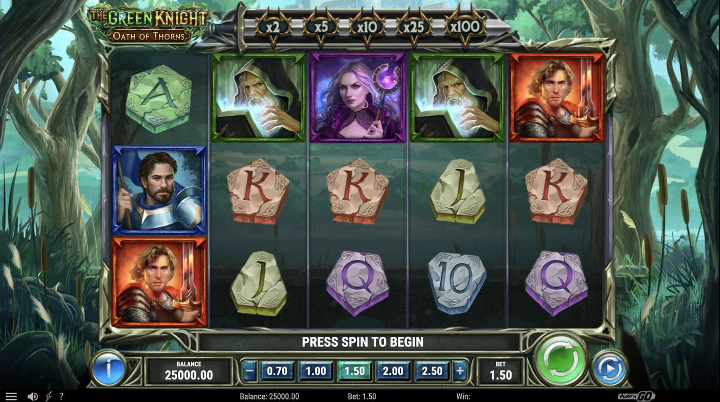 The Green Knight Oath of Thorns: image of main menu