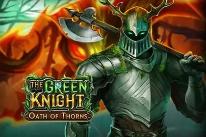 The Green Knight Oath of Thorns Online Slot Logo