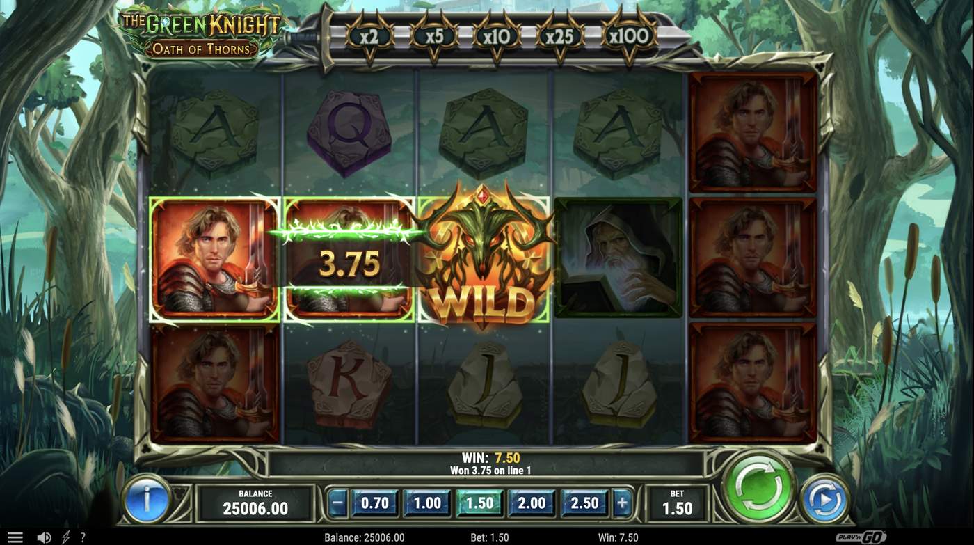 The Green Knight Oath of Thorns: image of winning