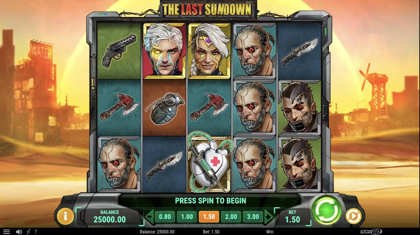 The Last Sundown: image of main menu
