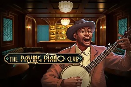 The Paying Piano Club Online Slot Logo