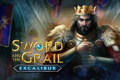 The Sword and the Grail Excalibur Online Slot Logo