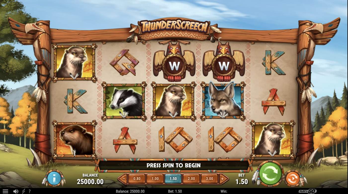 Thunder Screech: image of main menu