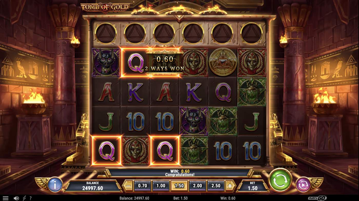 Tomb of Gold: image of winning