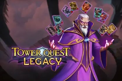 Tower Quest Legacy Online Slot Logo