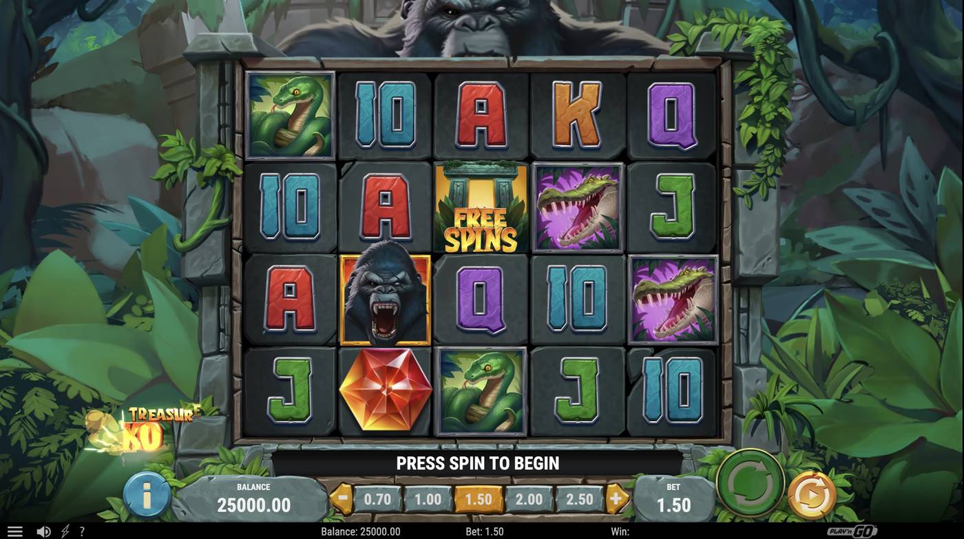 Treasures of Kongar: image of main menu