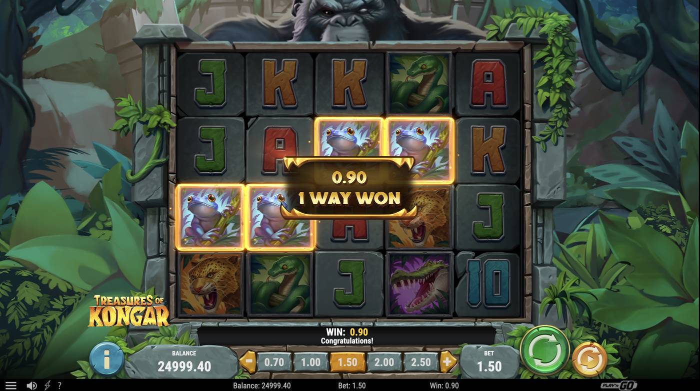 Treasures of Kongar: image of winning