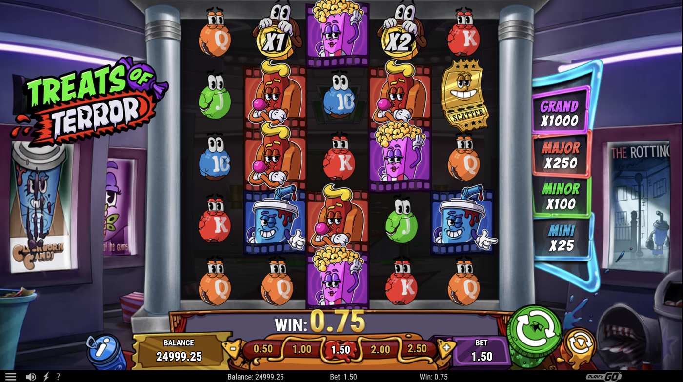 Treats of Terror: image of winning