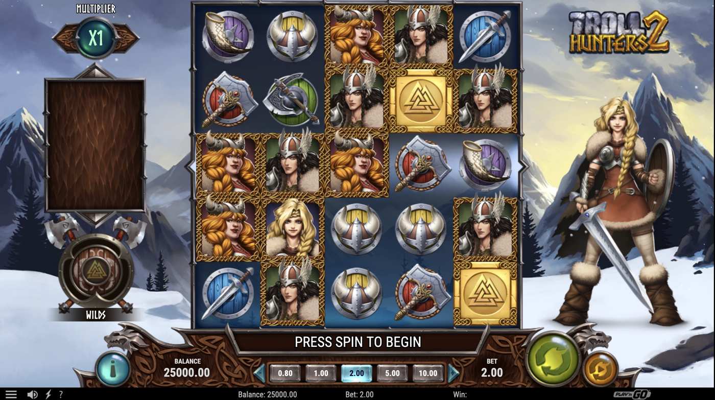 Troll Hunters 2: image of main menu