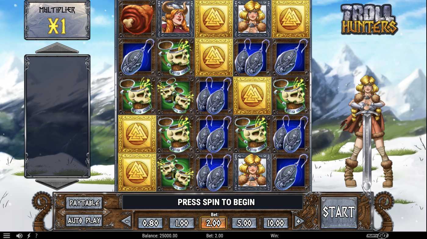 Troll Hunters: image of main menu