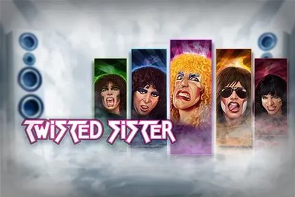 Twisted Sister Online Slot Logo
