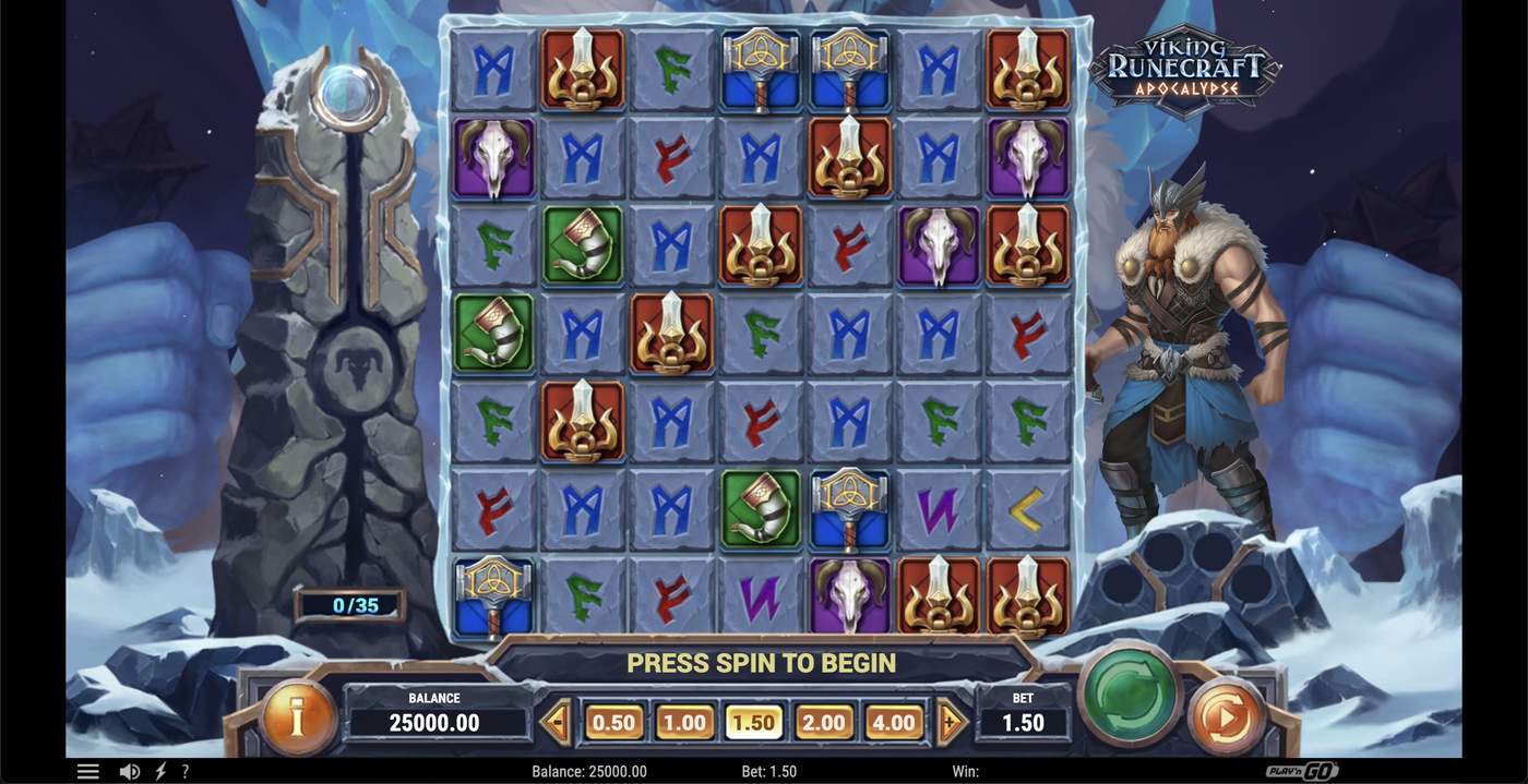 Viking Runecraft: Apocalypse: image of main menu